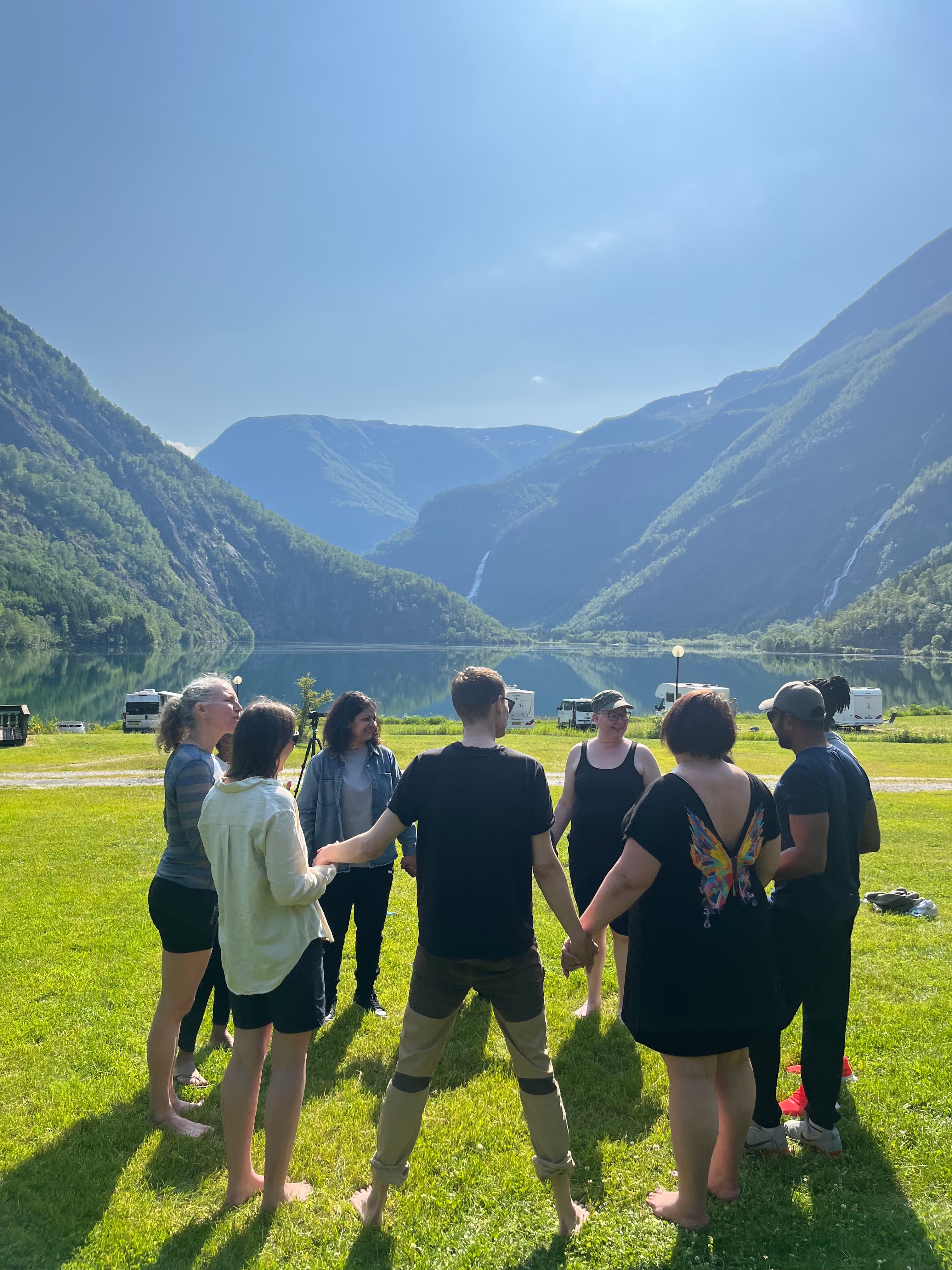 Norwegian wilderness team building